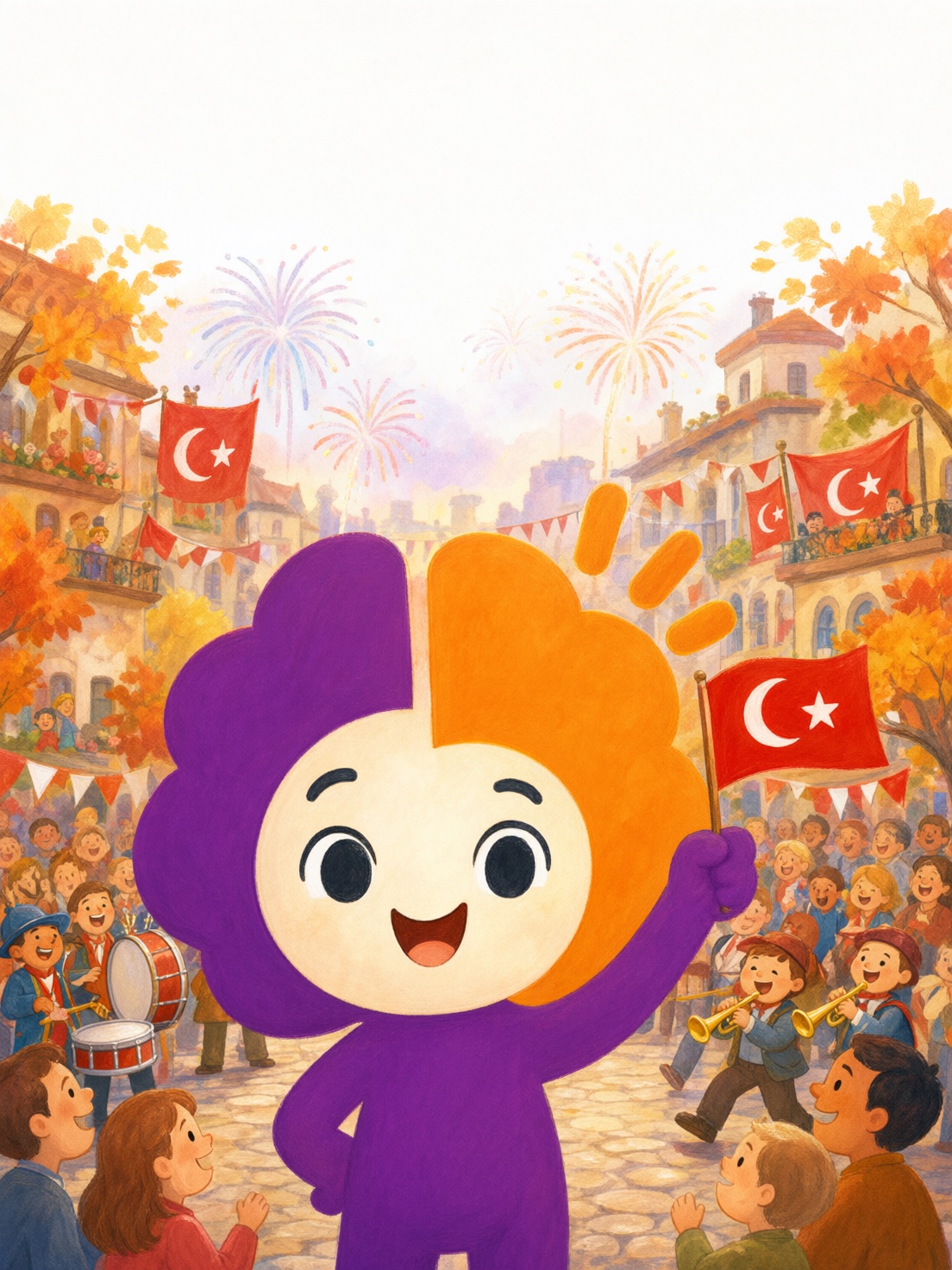 Cumhuriyet Bayramı temalı BİLSEM deneme kitapçığının kapağı