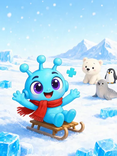 Penguen ve Kutuplar BİLSEM denemesi kapağı